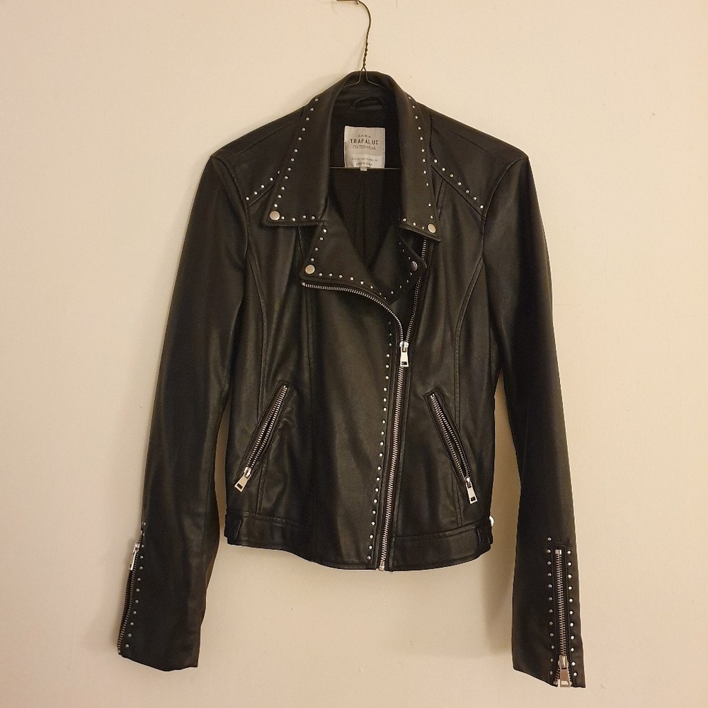 Faux ZARA Leather Moto Jacket